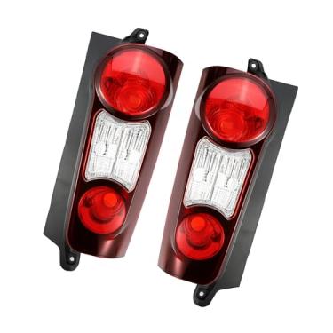 Imagem de Hihaha 1 par de lentes de luz traseira esquerda direita nº 9677205480/9677205580 para Peugeot Partner 2012-2019 para Citroen Berlingo Mk2 Van 2012-2019 Material durável