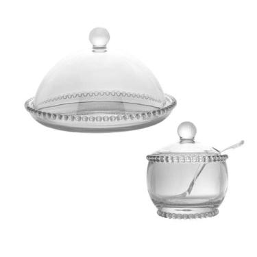 Imagem de Jogo Café Da Manha Servir Para Visitas Boleira & Açucareiro - Wolff