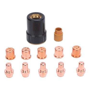 Imagem de Plasma Corte Tocha Acessório Kit, 12 Pcs/Set Plasma Corte Swirl Anel Eletrodos para Eastwood Versa Cut 40 para CB50