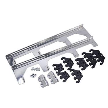 Imagem de Kit de separador de fios de vela de ignição linear cromada