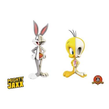 Imagem de Kit Looney Tunes Pernalonga + Piu-Piu Tweety XXRay - Mighty Jaxx