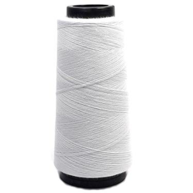 Imagem de Tubo de Linha Kron 120 Cor Branco Com 1500m Para Máquina De Costura 