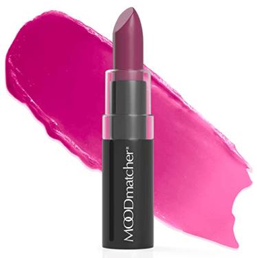 Imagem de MOODmatcher Batom original que muda de cor – 12 horas de longa duração, hidratante, à prova de manchas, cor personalizada glamorosa, qualidade premium – Feito nos EUA (roxo)