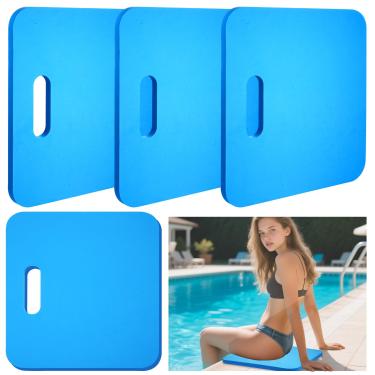 Imagem de BOUTICOL 4 peças de tapete de assento à beira da piscina, 35 x 33 x 1,5 cm almofada de espuma EVA para beira da piscina, tapete de assento portátil para o lado da piscina, almofada de assento para