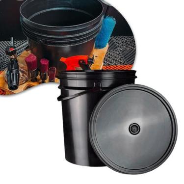 Imagem de Balde Detail Com Tampa Lacre Anti Vazamento Resistente - Pratic