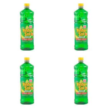 Imagem de Kit 4 Und Desinfetante Pinho Sol Limão 1l