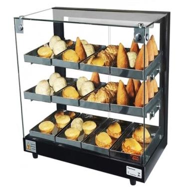 Imagem de TB12 - Estufa Beta para salgados 12 bandejas Torre Preta - 127V - Omeg