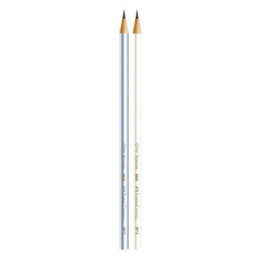 Imagem de Lápis Preto Pérola Nº2 FaberCastell Redondo Perolado Kit c/ 2, 4, 6, 1