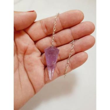 Imagem de Pêndulos de Cristal Radiestesia - Paz Interior Store, Quartzo Rosa