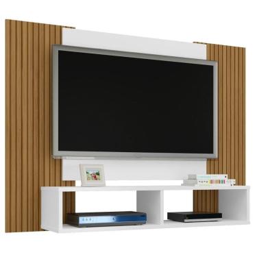 Imagem de Painel Para Tv Até 48" Navi Branco/ripado - Bechara