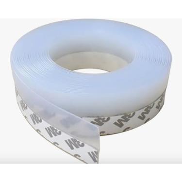 Imagem de 5 Metros Fita Veda Fresta Porta Janela Pivotante Vidro Transparente Anti Inseto Resistente(Transparente 35mm)