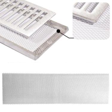 Imagem de Tela Reforçada Em Alumínio Expandido 15x50 Contra Dengue Insetos Ratos