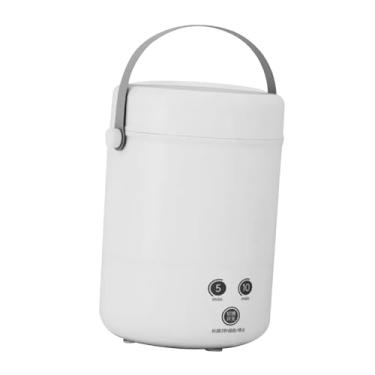 Imagem de Fenteer Mini Máquina de Lavagem, lavadora, balde de lavagem, limpeza para roupas íntimas, roupas, meia, pequenos delicados, para RV, Branco