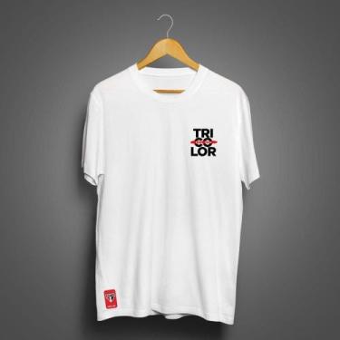 Imagem de Camiseta São Paulo Masculina Zé Carretilha Estádio SPFC, Branco, G