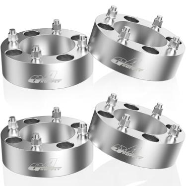 Imagem de GAsupply Espaçadores de roda ATV 5.1 cm 4x137 10x1,25 pregos aptos para CAN-AM Commander Outlander Kawasaki Mule, espaçador de roda 4 x 137 mm 50 mm, furo do cubo de 110 mm, 4 peças