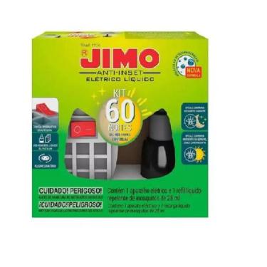 Imagem de Repelente Anti-inset Elétrico Líquido Com Refil Bivolt Jimo Kit 60 noi