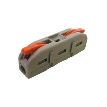 Imagem de Kit 10 Conector Elétrico Emenda Rápida Pressão 1 via Mod 221 - ATMX