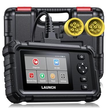 Imagem de LAUNCH Scanner de caminhão resistente Elite HD-V para Volvo, ferramenta de diagnóstico diesel de teste ativo para todos os sistemas, ferramenta de digitalização de todos os serviços de calibração