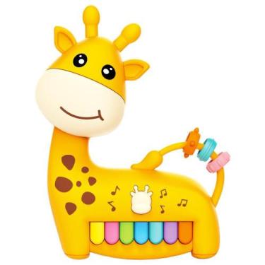 Imagem de Brinquedo Girafa Musical Infantil Pimpolho - Laranja