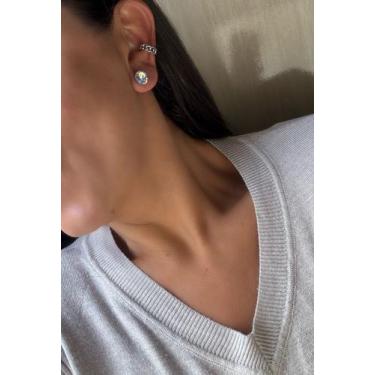 Imagem de Brinco Ponto de Luz Cristal Boreal - Nilza Biju