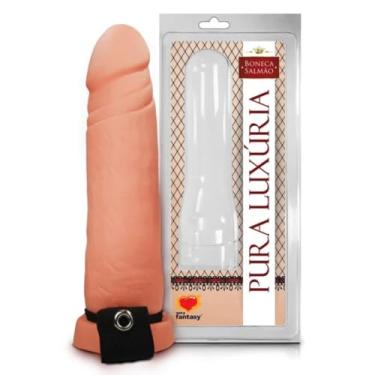 Imagem de Capa Peniana 17,5 X 4,2Cm Acessório Íntimo com Cinta Ajustável para Penetração Intensa CP003