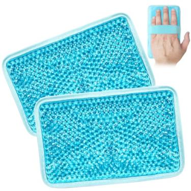 Imagem de ZNÖCUETÖD Bolsa De Gelo Com Contas De Gel Com Alça Reutilizável, Compressa Quente E Fria, Terapia Para Dor, Inchaço, Lesões No Joelho, Ombro, Pé, Costas, Tornozelo, Pescoço, Quadril, Cotovelo, Dente D