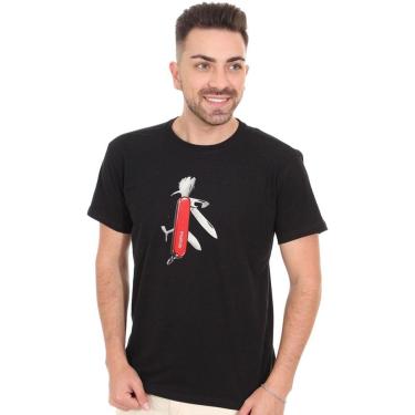 Imagem de Camiseta Reserva Masculina Swiss Knife Woodpecker Preta-Masculino