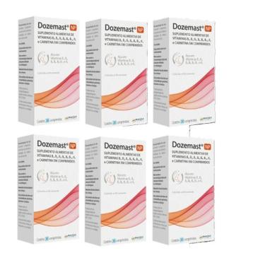 Imagem de Kit 6 Suplemento Alimentar Dozemast NP 30 Comp - Marjan