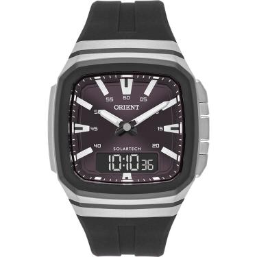 Imagem de Relógio Orient Solartech Masculino Anadigi Gbspa003 Prata
