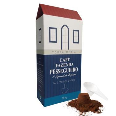 Imagem de Café torrado e moído Fazenda Pessegueiro 250g - Café Fazenda Pesseguei