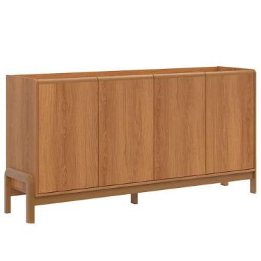 Imagem de Buffet Aparador Para Sala De Jantar 4 Portas Elisa Jequitiba - LUKALIA