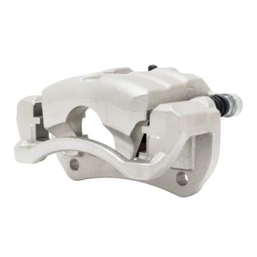 Imagem de Dynamic Friction Company Paquímetro premium dianteiro direito - revestido de zinco prateado 331-47268| Para Chevrolet Bolt EV 2017-2023, Chevrolet Cruze 2016-2019, Volt, Chevrolet Sonic 2018-2019