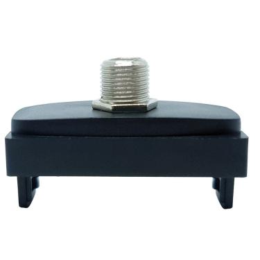 Imagem de Módulo tomada p/ cabo coaxial antena e TV Gracia Alumbra Preto