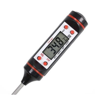 Imagem de Termômetro Culinário Carnes E Peixes No Fogão Cozinhe