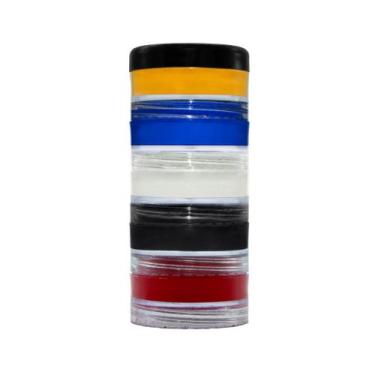 Imagem de Kit 5un Tinta Linha Aqua Colormake Profissional Maquiagem 5g Artistica