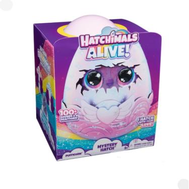 Imagem de Pelúcia Hatchimails Alive Pufficornio Surpresa  Sunny 4005