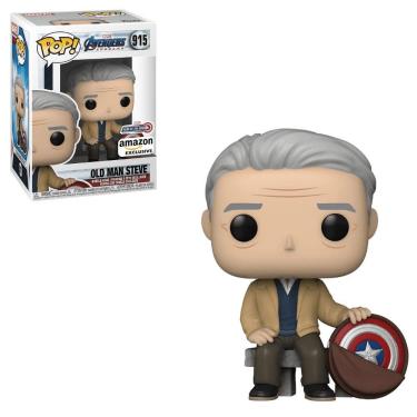 Imagem de Funko Pop Marvel Endgame 915 Old Man Steve Exclusive