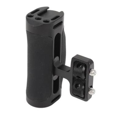 Imagem de Tbest Alça Lateral da Gaiola da Câmera Punho Ergonômico Em Liga de Alumínio, Direção Ajustável Mutável Com Montagem de Sapata Fria e Orifício de Parafuso de 1/4 pol. para Vídeo de