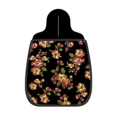 Imagem de Lixeira De Carro Organizador Lixinhocar Rosas Clássicas Laranja Fundo Rosa