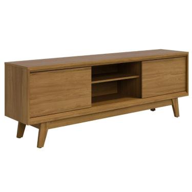 Imagem de Rack Bancada Tv 65 Pol 2p 164 Cm Atlas Cumaru Madetec Cumaru