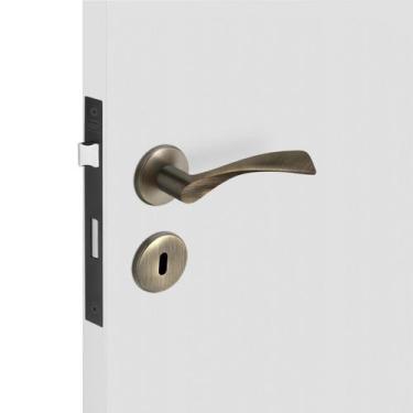 Imagem de Fechadura Qattro Interna 55mm Antique M0971Z R0077 IR1851 Roseta Redon