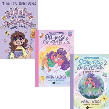 Imagem de Kit Diários : Garota Esquisita + Princesa Desastrada 1 e 2 (3 Vol) - K