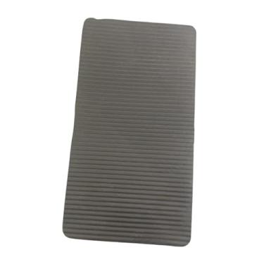 Imagem de Vaveren Joelheira para ioga, tapete de treino para cotovelos ajoelhados, almofada para cotovelo, tapete de ioga para exercícios no chão, flexões, pranchas, Cinza