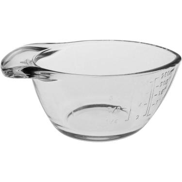 Imagem de Crisa Pyr O Rey Tigela Medidora 6X14X9Cm 250Ml Vidro Temperado Transp