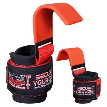 Imagem de Ganchos de levantamento de peso, alças de pulso resistentes, alças de levantamento terra, alças de levantamento de peso, alças acolchoadas para musculação, luvas de ginástica para homens e mulheres