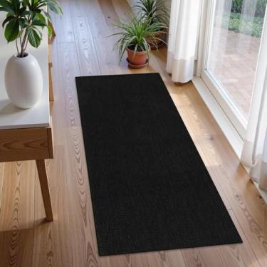 Imagem de Uphome Tapete de corredor de cozinha, tapete boho lavável de 5 x 1,78 m para corredores, antiderrapante, tecido de algodão, moderno, tapete de corredor de quarto, resistente a manchas para entrada de