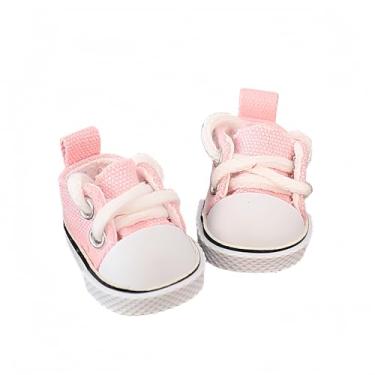 Imagem de Doll Clothes Shoes Compatible with Labubu 17cm, Cute Fashion Shoes Suitable for La bubu Accessories, Dress Up for Labubu (Pink)