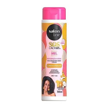 Imagem de Condicionador SOS Cachos Mel Cachos Intensos Salon Line 300ml, Salon Line, Branco
