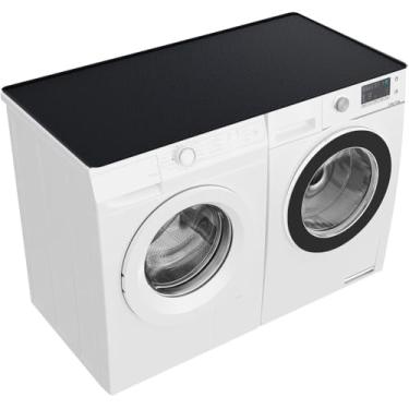 Imagem de Capa protetora de silicone para lavadora e secadora, capas para lavadoras e secadoras, 130 x 65 cm, lavadora, secadora, bancada, secadora, protetor superior para lavanderia e cozinha doméstica, 1 peça