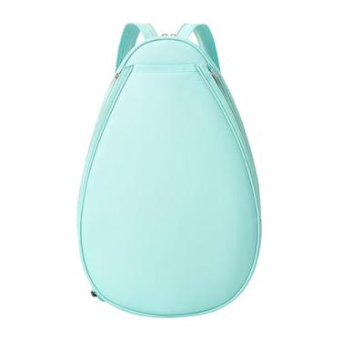 Imagem de Baoblaze Bolsa para raquete de tênis esportiva para homens e mulheres, capa para raquete, elegante, portátil, e impermeável para tênis, badminton, Light Blue S